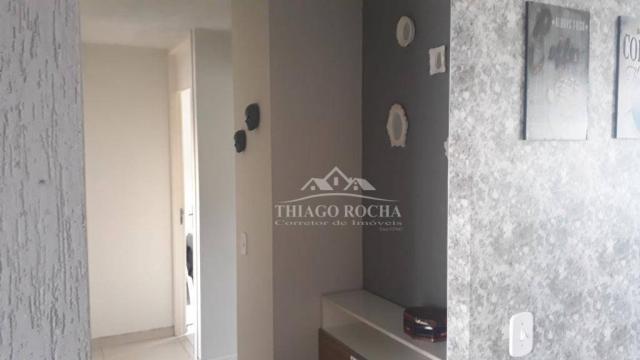 Apartamento 3 quartos, salão de festas com churrasqueira, quadra, bosque e sala de jogos- - Foto 6