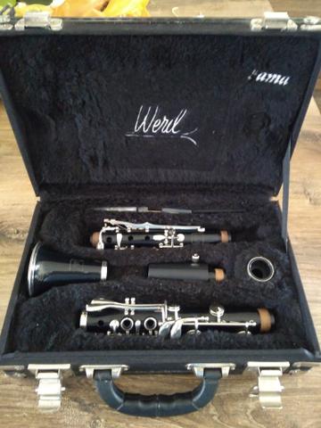 Clarinete weril 13 chaves parcele no cartão de crédito