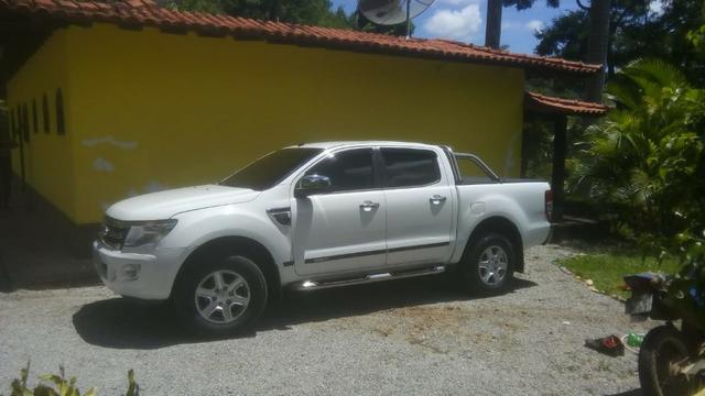 Ranger XLT cabine dupla com santo antonio 2014 c/ GNV - Foto 2