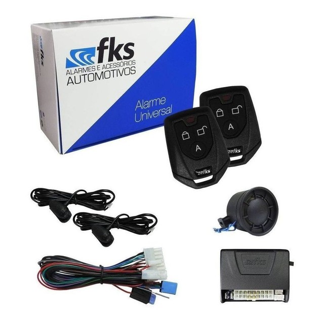 Alarme Automotivo Fks Fk902 Sb Plus C/ 2 Controles Instalado