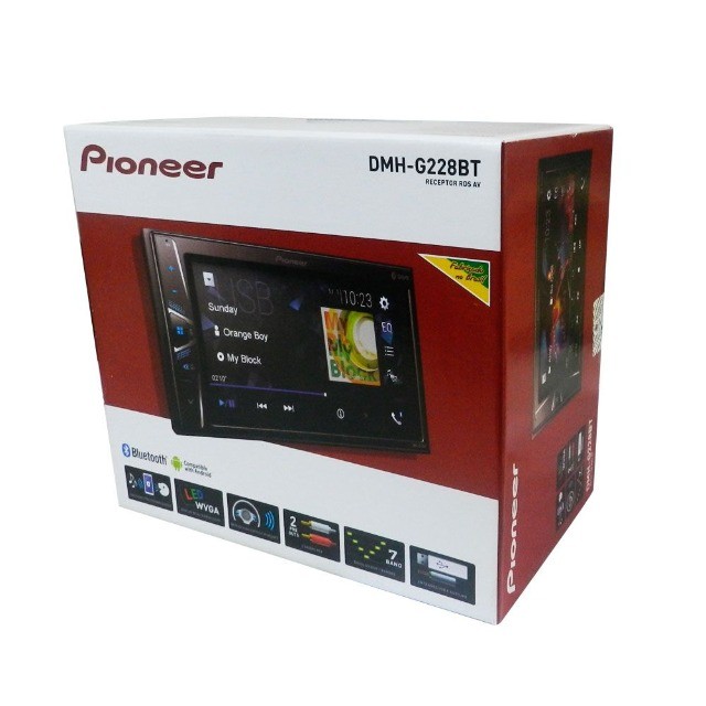 Novo Central Multimídia Pioneer Dmh-g228bt 2 Din 6,2 Touch - Foto 2