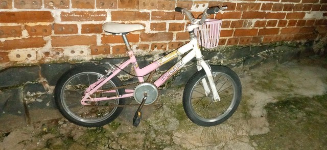 Bicicleta rosa aro 16 em ótimo estado. - Foto 3