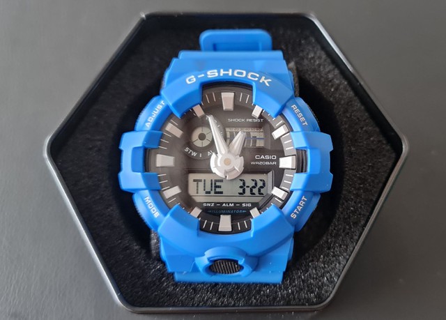 g shock ga 700 azul