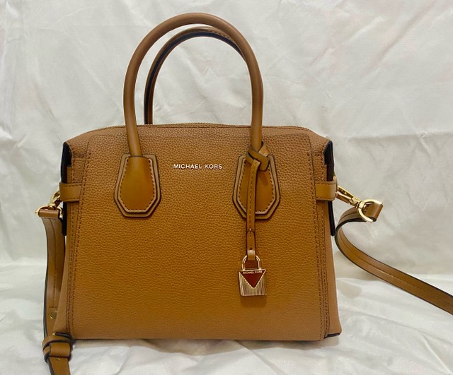 michael kors brown and yellow bolsa
