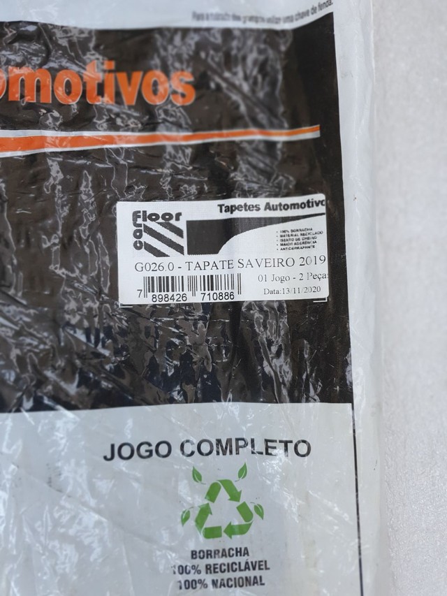 Saveiro g6 g7 g8 jogo de tapetes novos  - Foto 2