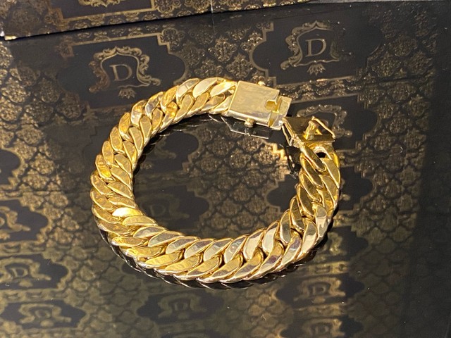 Pulseira Grumet Duplo em Ouro 18K 750 - Foto 5
