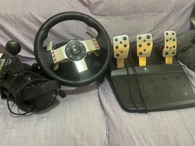 Volante Logitech G27 completo usado a venda 