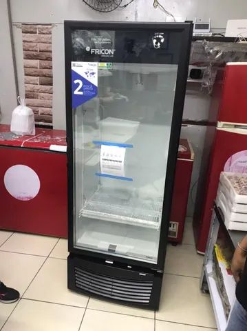 refrigerador porta de vidro - marca fricon 402 litros - ideal para bebidas - Foto 4