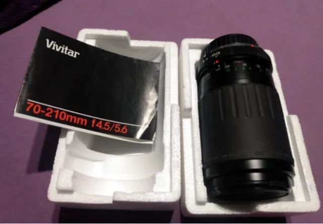 Objetiva Vivitar 70 - 210mm Com Macro 1:4x - Foto 5