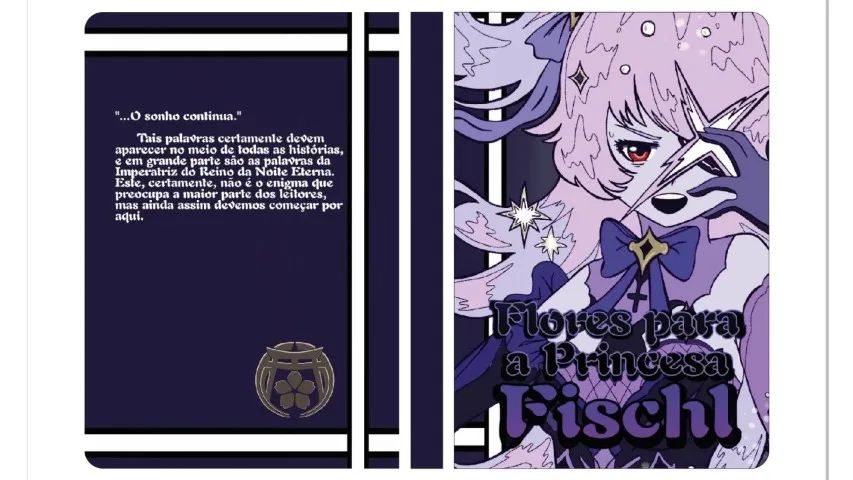 Moleskine personalizado Genshin Impact -  Princesa Fischl