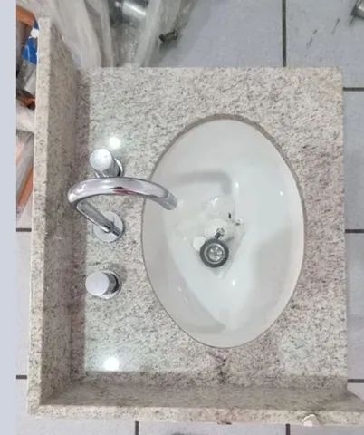 Pia banheiro pedra itaunas - Foto 2