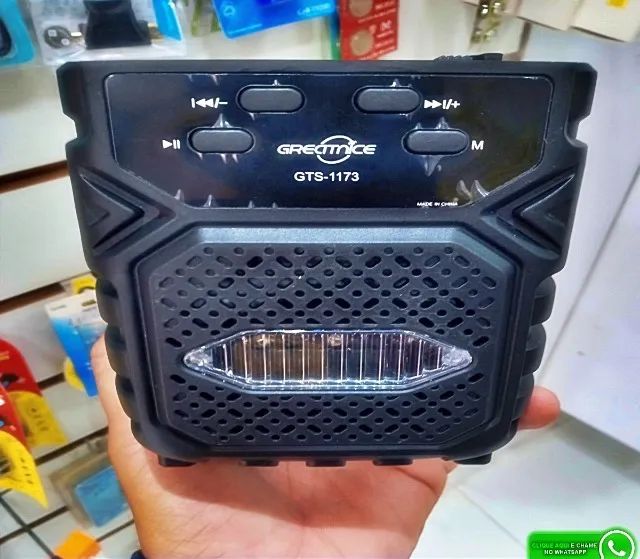 Caixa De Som Kts1373 2023 Portátil Som Amplificado Bluetooth
