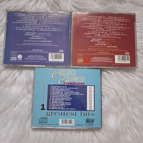 Lote 3 Cds Creedence Clearwater Revival - Chronicle Volumes 1 e 2 & Greatest Hits - Foto 3