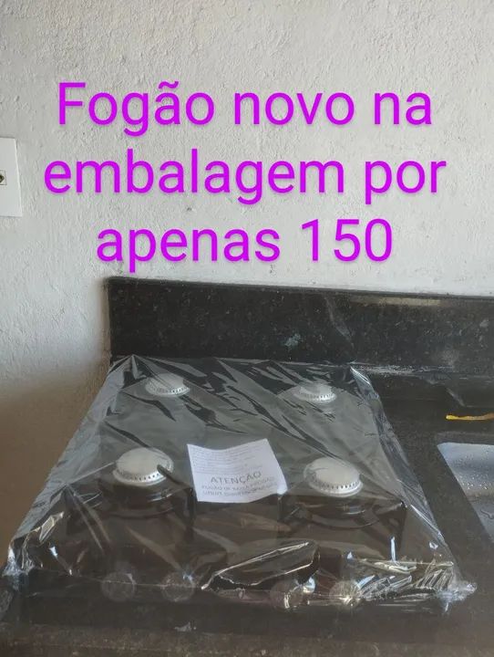 Fogão a Gás 4 Bocas - Leve e Portátil - Foto 2