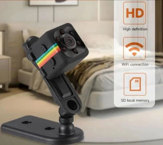 Câmera Espiã Mini HD Wi-Fi - Gravação Discreta