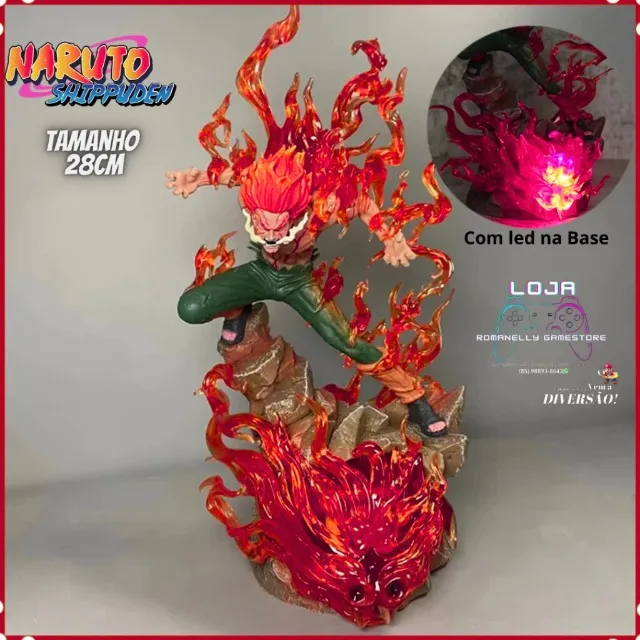 Promoção Action Figure Might Guy 25cm com LED Produto Novo - Aceito OLXPAY e Faço Envio