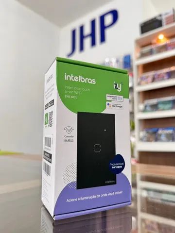 Interruptor Inteligente Intelbras Izy Preto Smart Touch 1 Tecla | Novo | Loja Curitiba  - Foto 2
