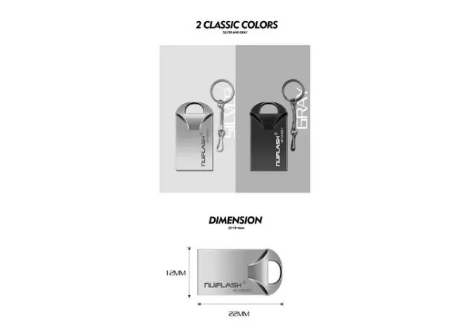 Mini PENDRIVE 32 GB PRETO PRATA - Foto 2