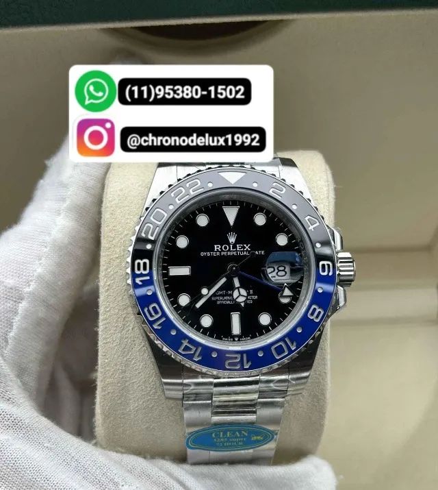 Relógio Rolex GMT Master II 126710BLNR Oyster - Foto 2