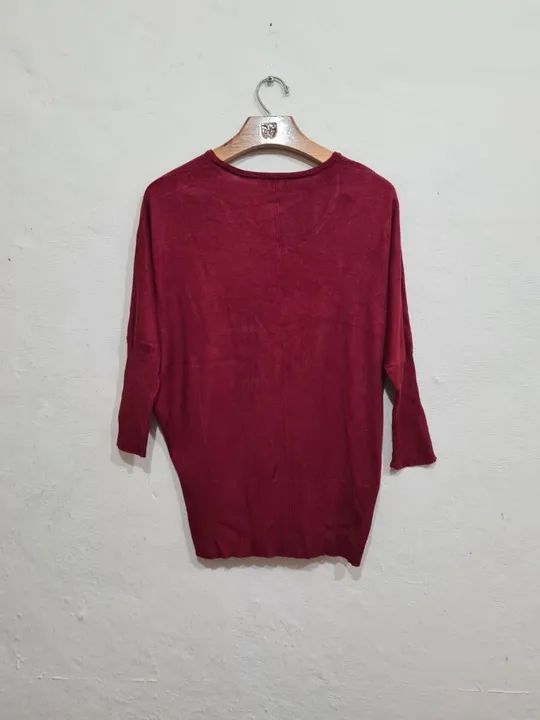 Blusa tricôt lelis blanc veste p m semi nova  - Foto 2
