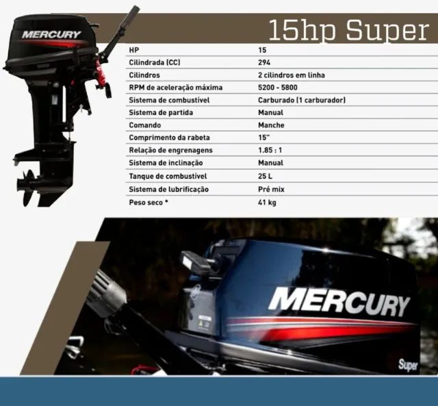 Motor de popa Mercury - Foto 3