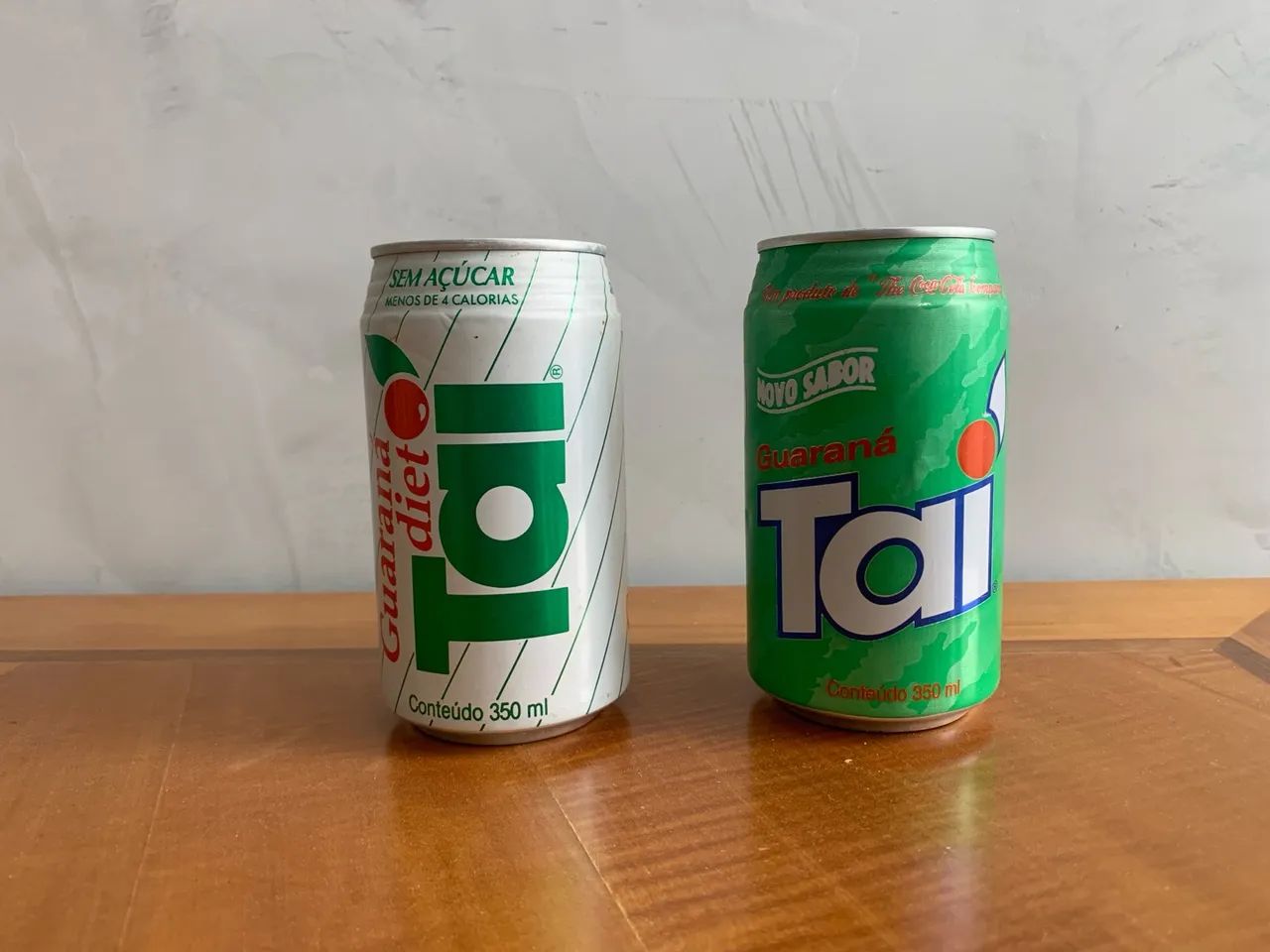 Latinhas antigas Guaraná Taí