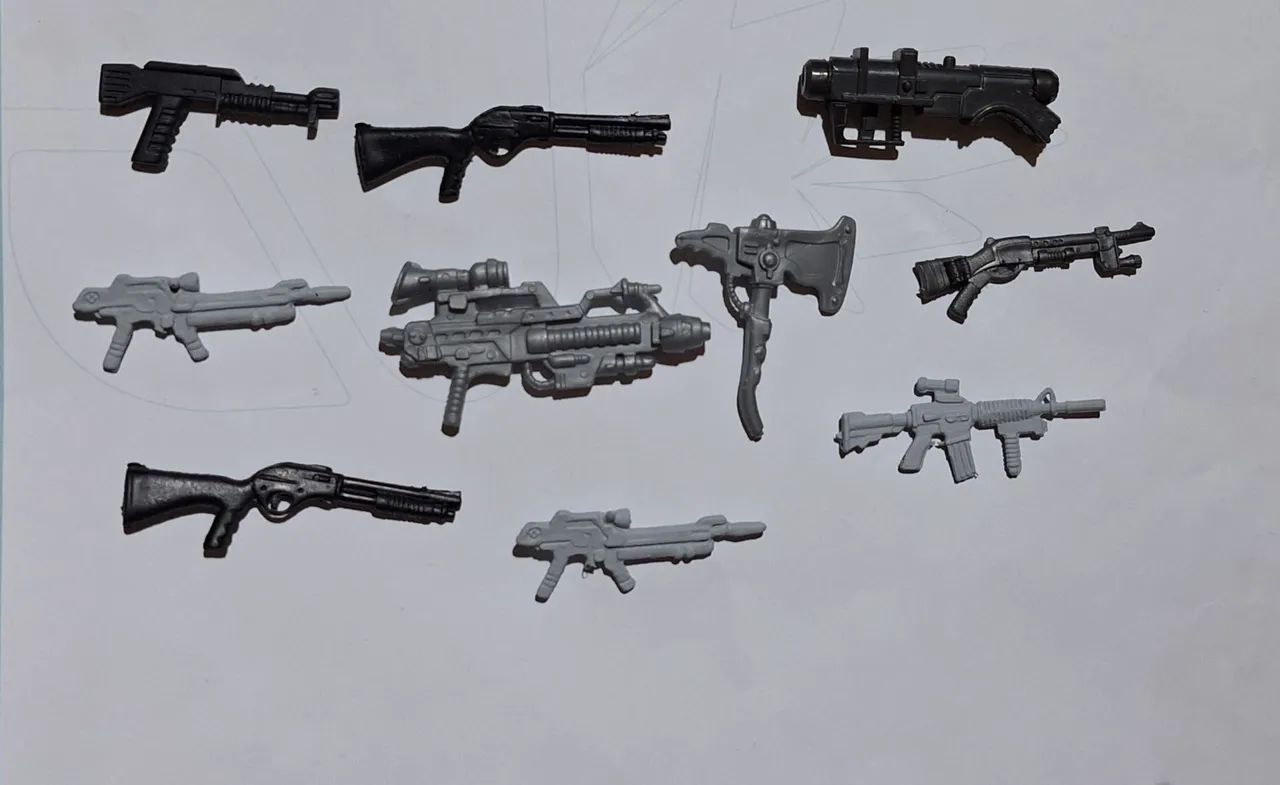 Armas para bonecos colecionaveis (Lote) - Foto 2