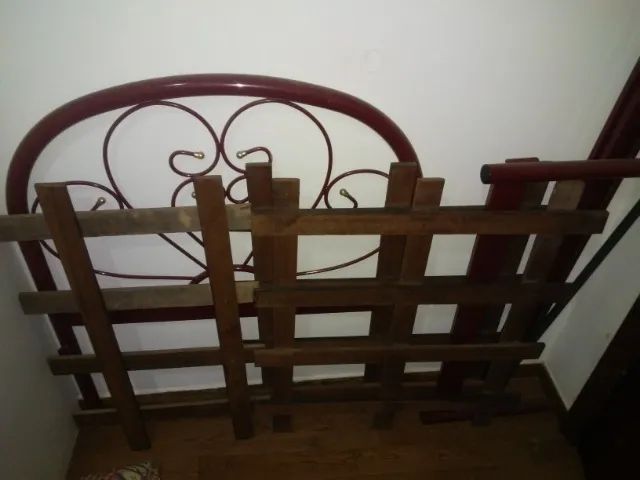 cama de ferro solteiro - Foto 5