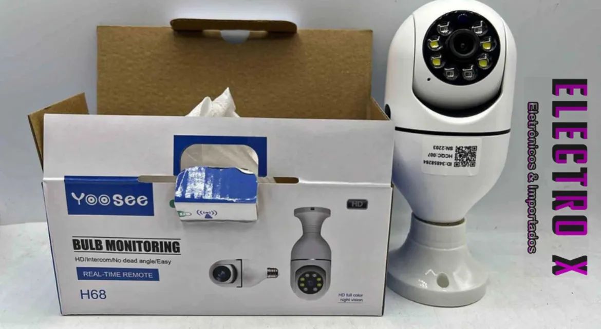 CAMERA WIFI HD INTERNA PARA BOCAL DE LÂMPADA - Foto 2