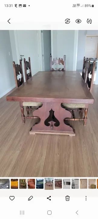 Mesa de jantar, mais aparador - Foto 2