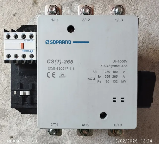 Contator Soprano 265A