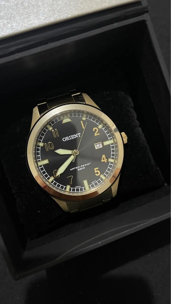 Relógio Orient Dourado - Elegância e Estilo - Foto 2