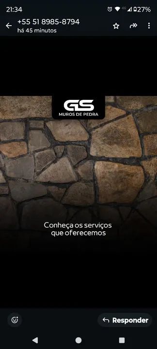 Corde de pedra e TD . Em pedra  - Foto 5