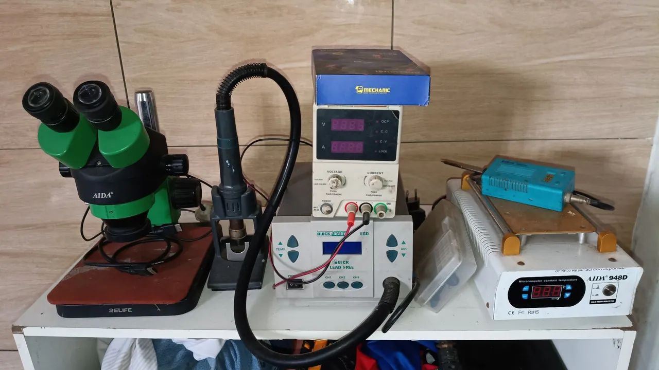 Kit bancada conserto de celular 