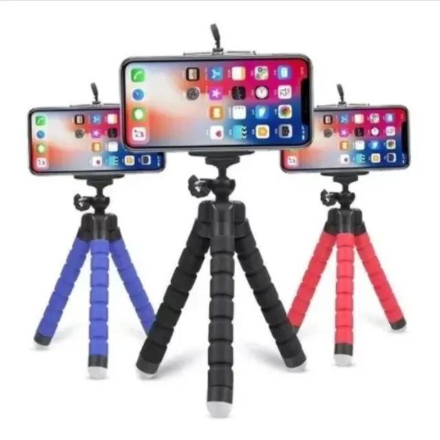 Mini Tripé Flexível para Celular e Câmera - Foto 2