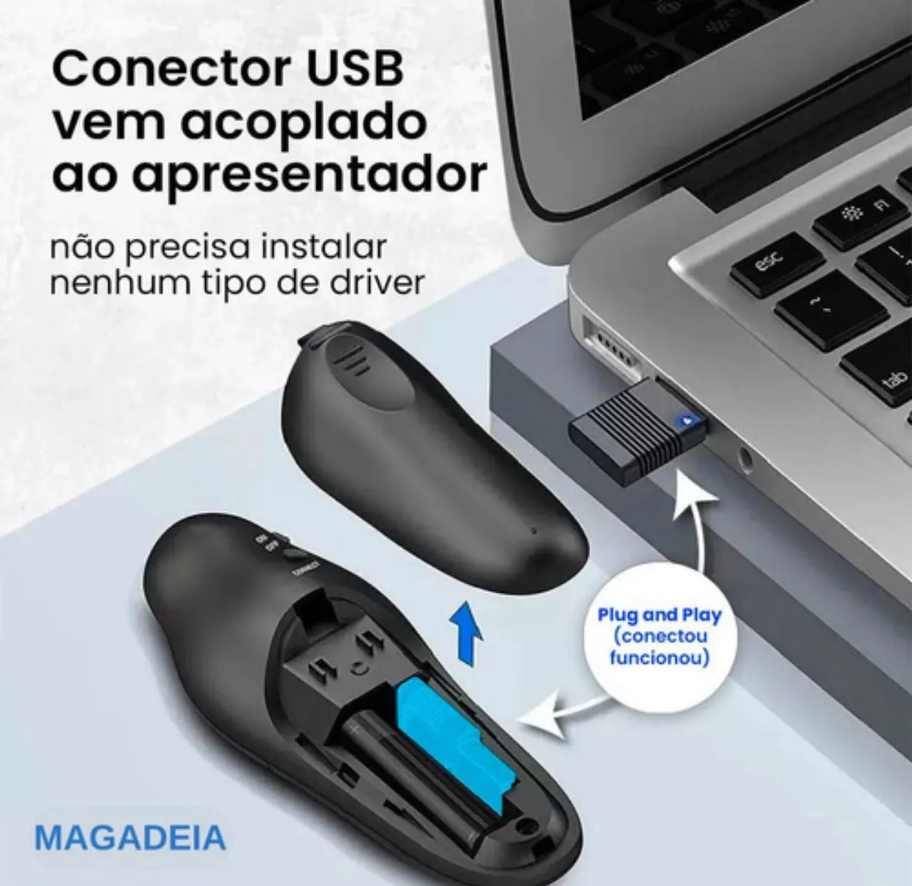 Controle apresentador Powerpoint novo