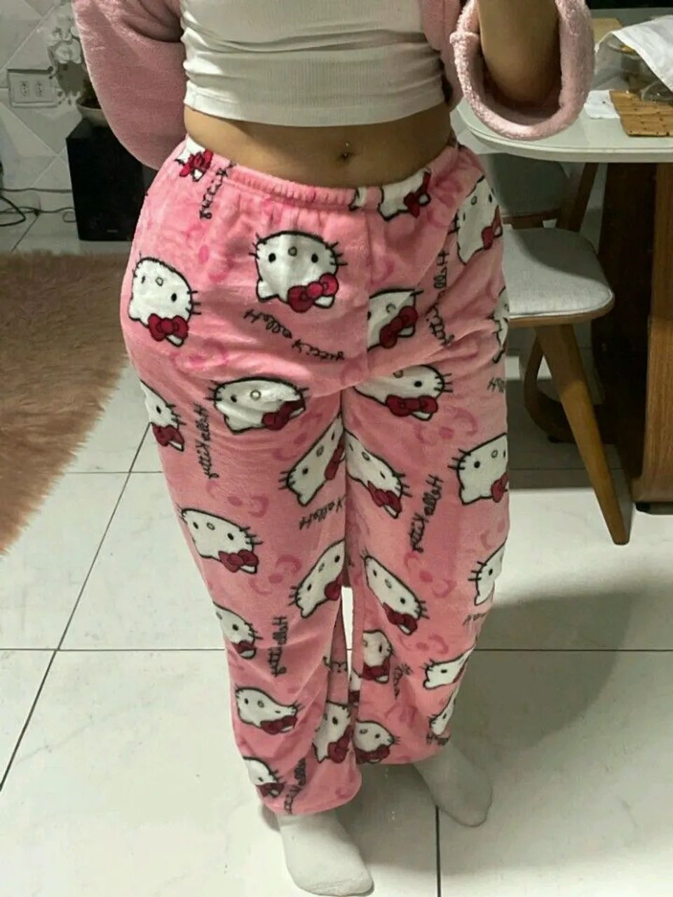 Calça pelúcia 