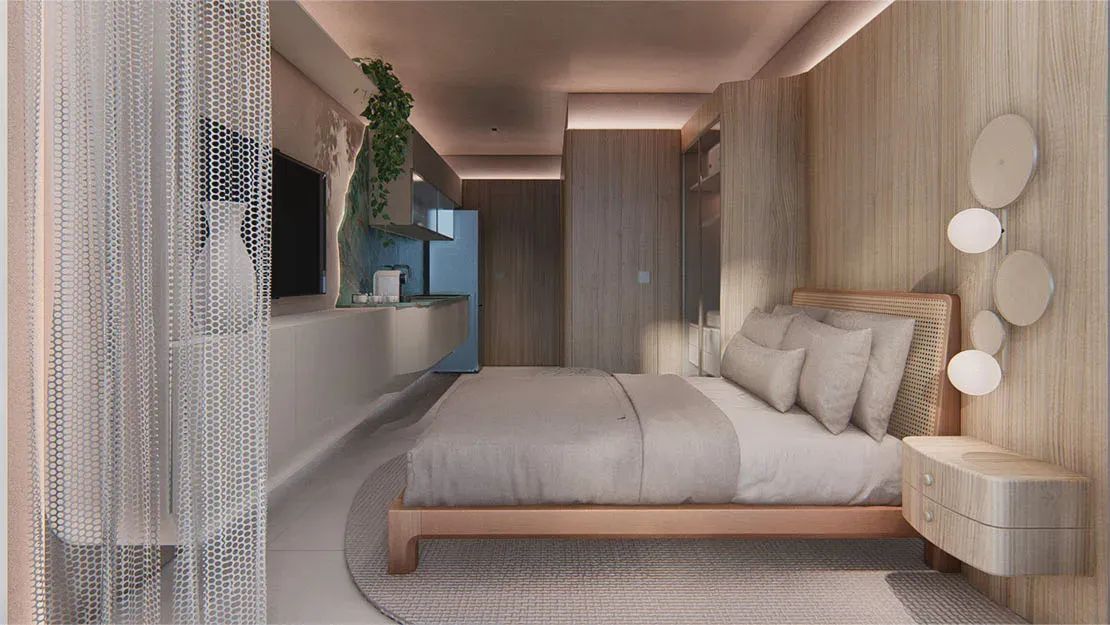 FLAT 26 m 1 quarto em Muro Alto -  My Beach Experience - Ipojuca - PE