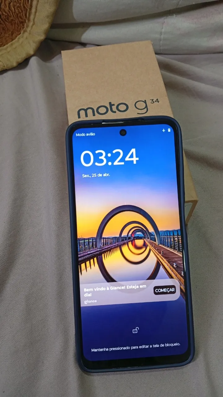 Celular em estado de novo