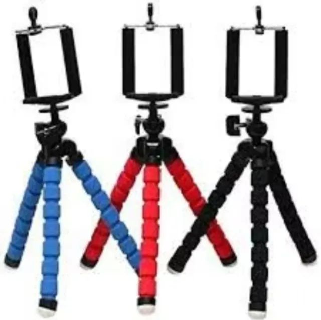 Mini Tripé Flexível para Celular e Câmera - Foto 4