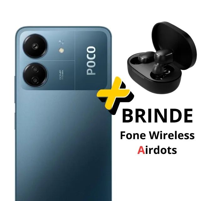 XIAOMI POCO C65 8GB 256GB, Preto + FONE BRINDE - Foto 3