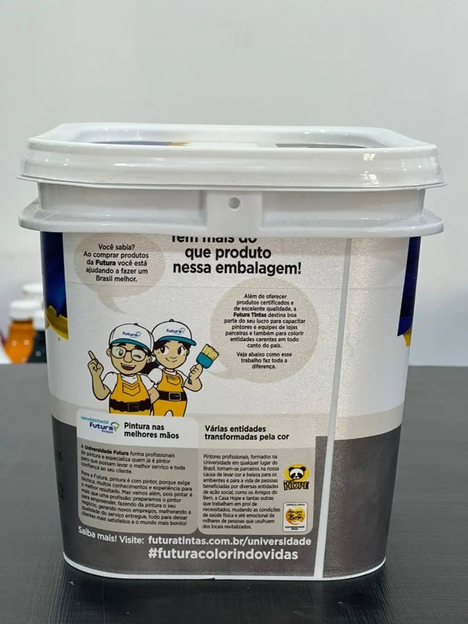 Cimento Queimado Futura Nas Cores Cinza Claro-Cinza Medio-Cinza Escuro 5L  - Foto 2