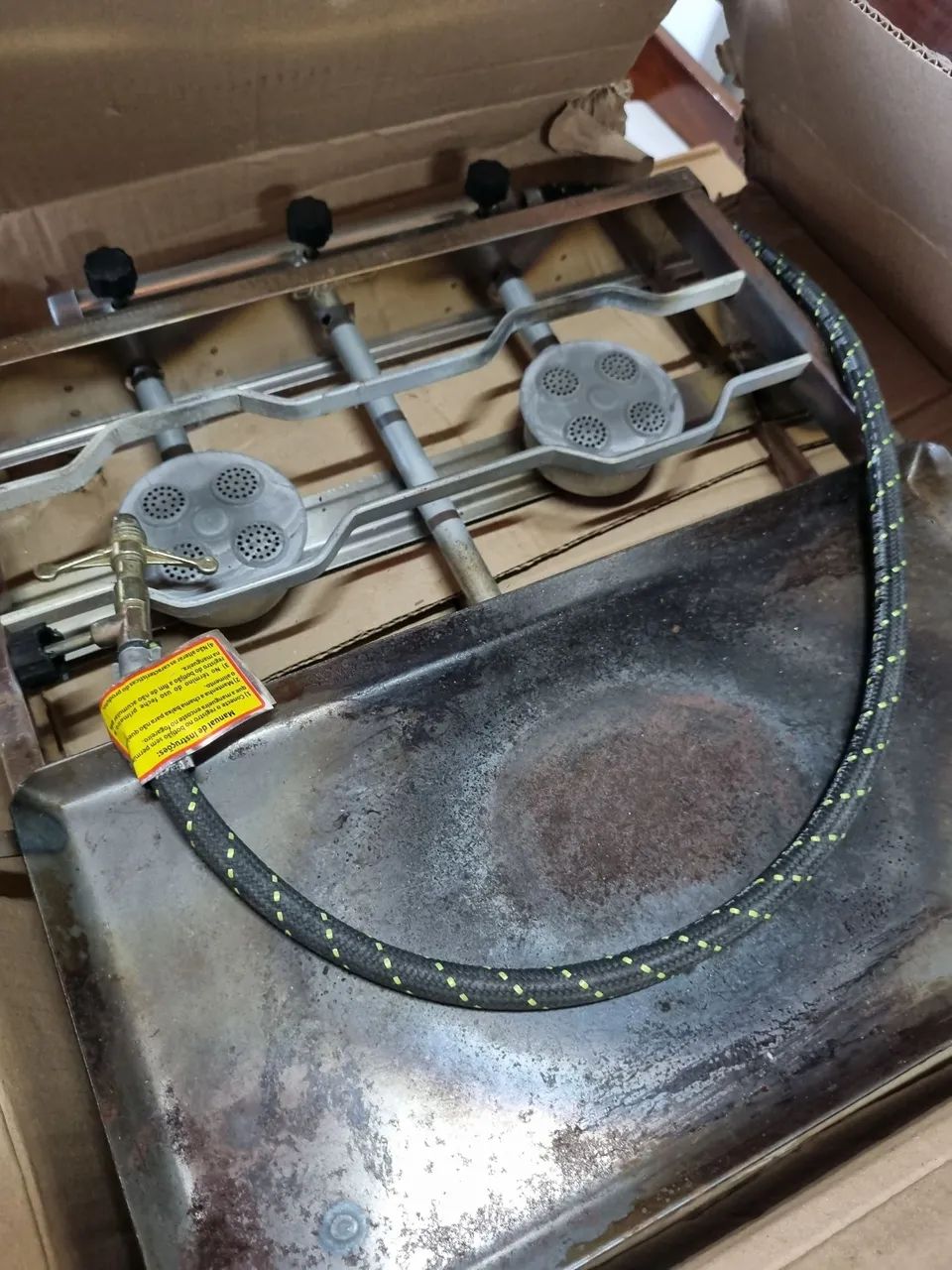 Fogareiro a gás com chapa - Foto 2