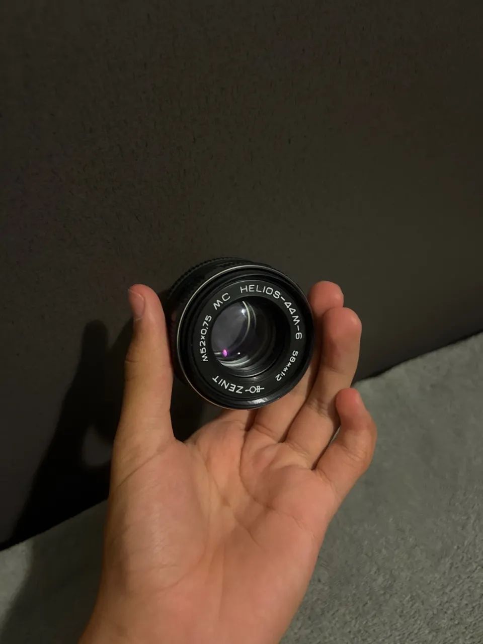 Lente Zenit Helios 44M-6 MC 58mm f2 (M42)