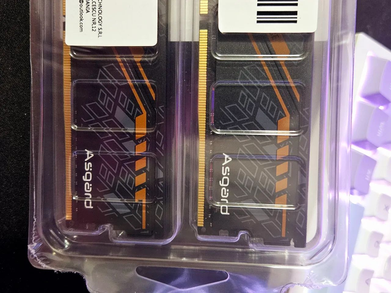 (NOVO) Memória RAM Asgard TUF Gaming 16GB (2x8GB), DDR4, 3200MHz - Foto 4