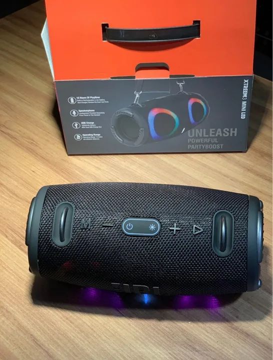 Caixa de som JBL Bluetooth xtreem3 Mini Led lançamento com alça - Foto 3