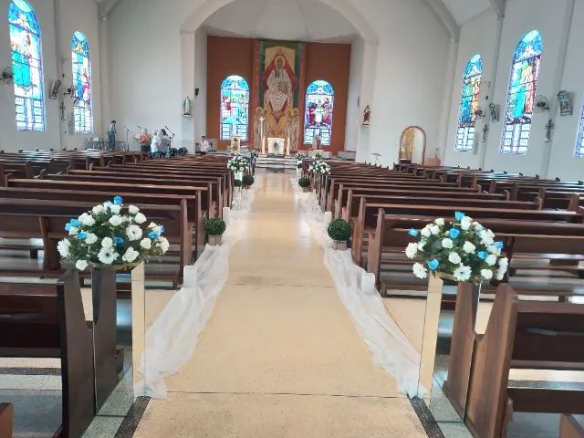 Decoração corredor para cerimônia de casamento - Foto 4