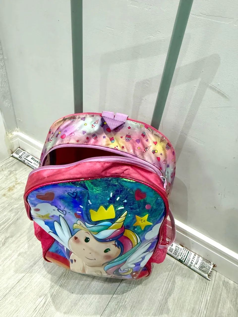 Mochila Infantil Unicórnio com Rodinhas - Foto 3