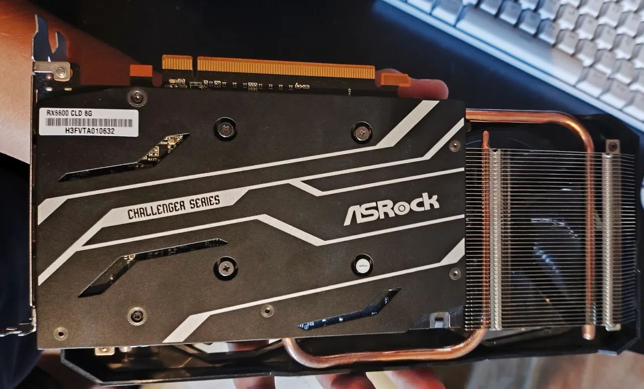 Placa de Vídeo RX 6600 CLD 8G ASRock AMD Radeon, 8GB, GDDR6 - Foto 3