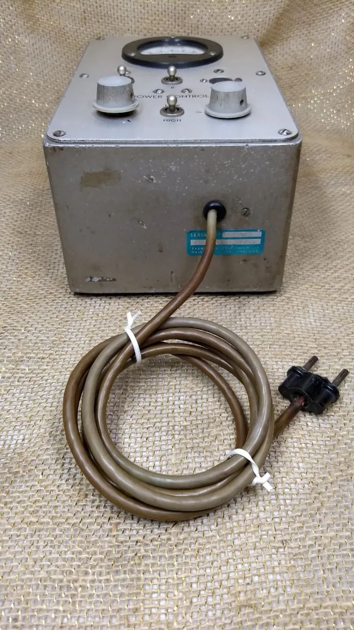 Antigo Controle Potência Evans Vintage Raro Medical Retro (Usado) - Foto 6
